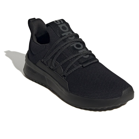 Adidas Lite Racer Adapt 5.0 Triple Black Men's Slip-On Casual Fashion Shoes - Picture 3 of 5